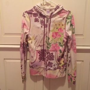 Lucky Brand Yoga Design Floral Hoodie